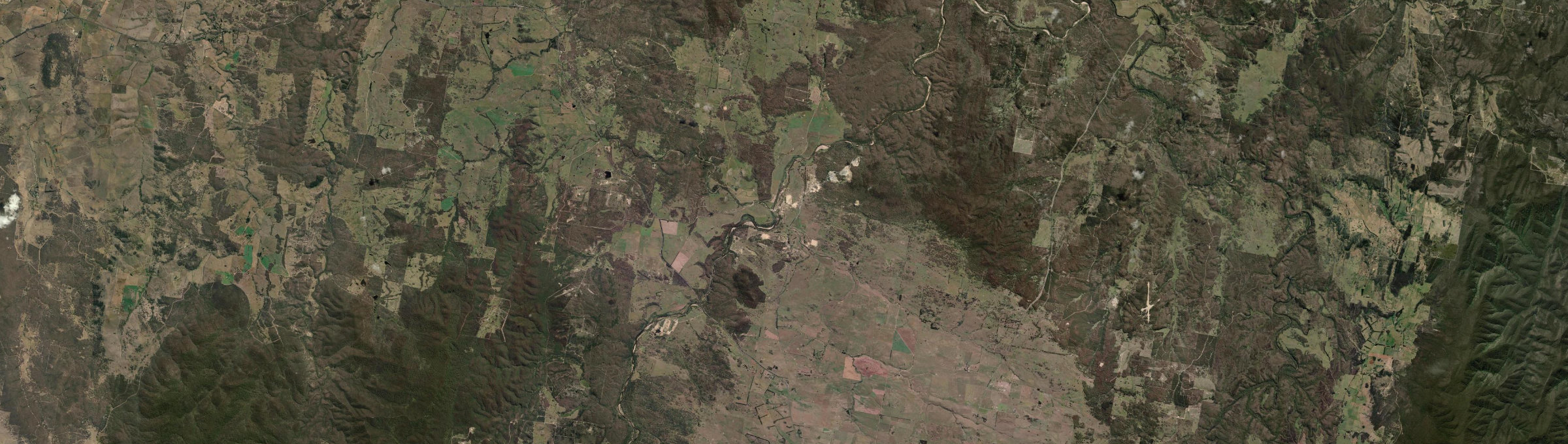 Aerial view of Larbert, NSW