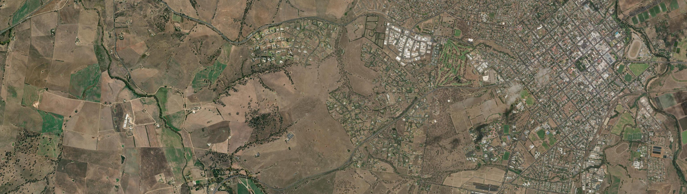 Aerial view of Robin Hill, NSW