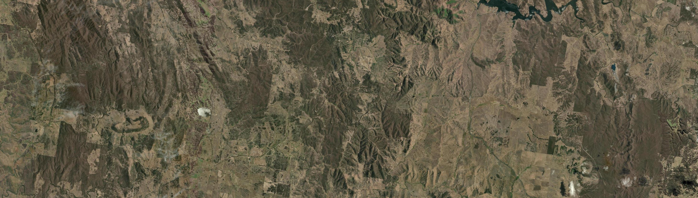 Aerial view of Carcalgong, NSW