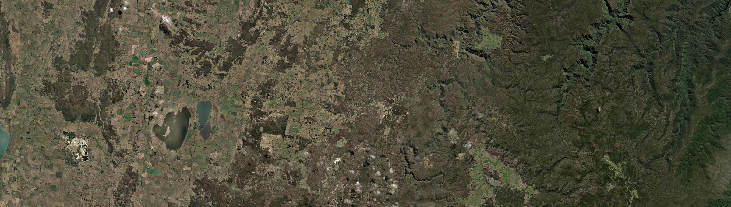 Aerial view of Windellama, NSW