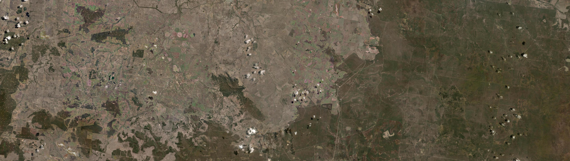 Aerial view of Guluguba, QLD