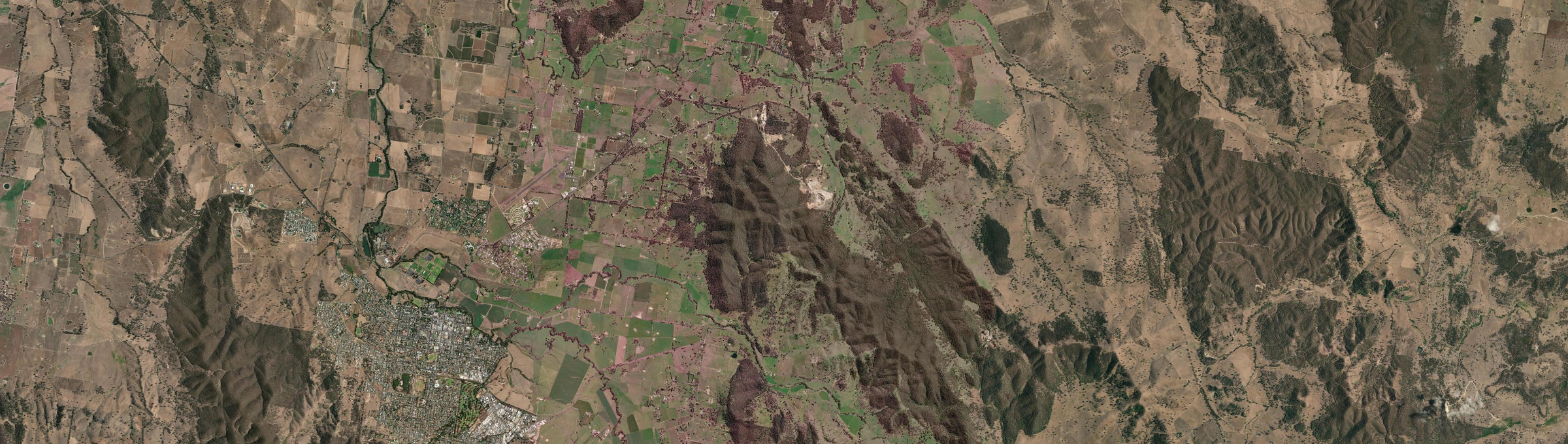 Aerial view of Buckaroo, NSW
