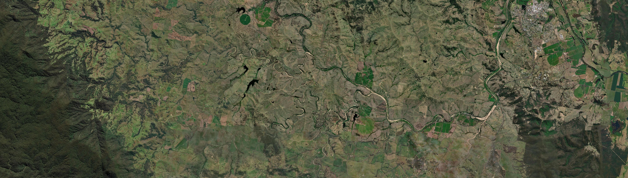 Aerial view of Kameruka, NSW