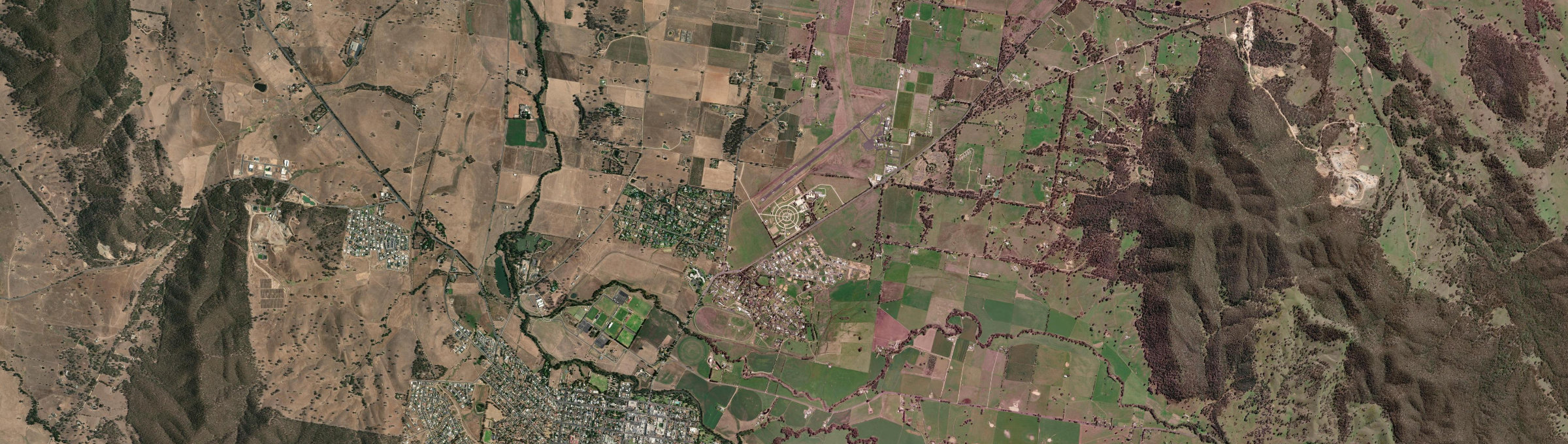 Aerial view of Bombira, NSW