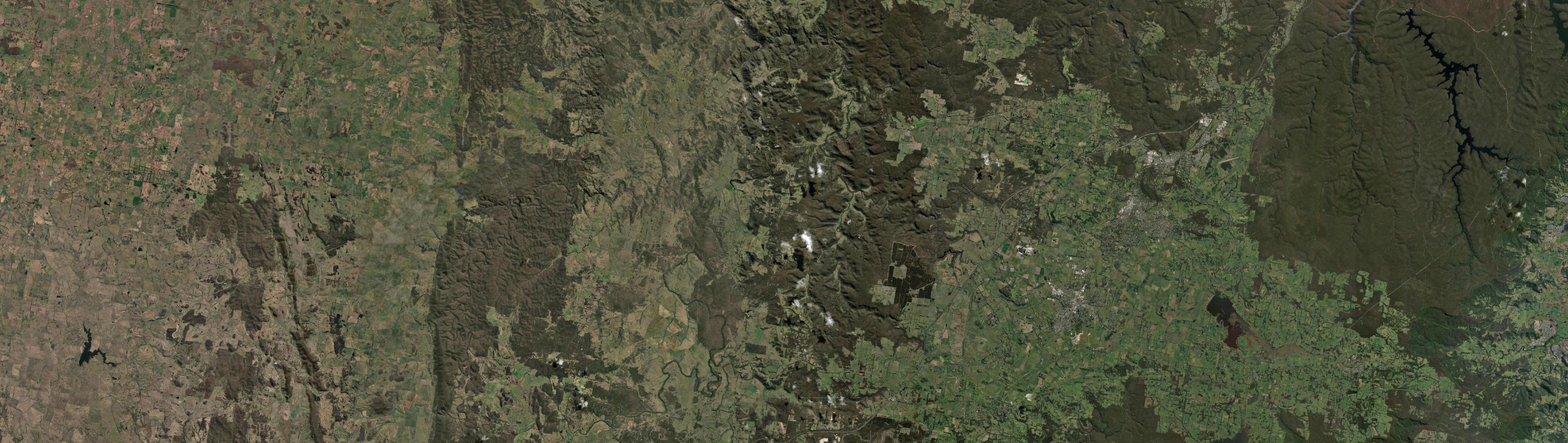Aerial view of Canyonleigh, NSW