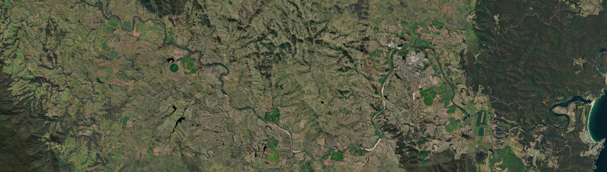 Aerial view of Buckajo, NSW