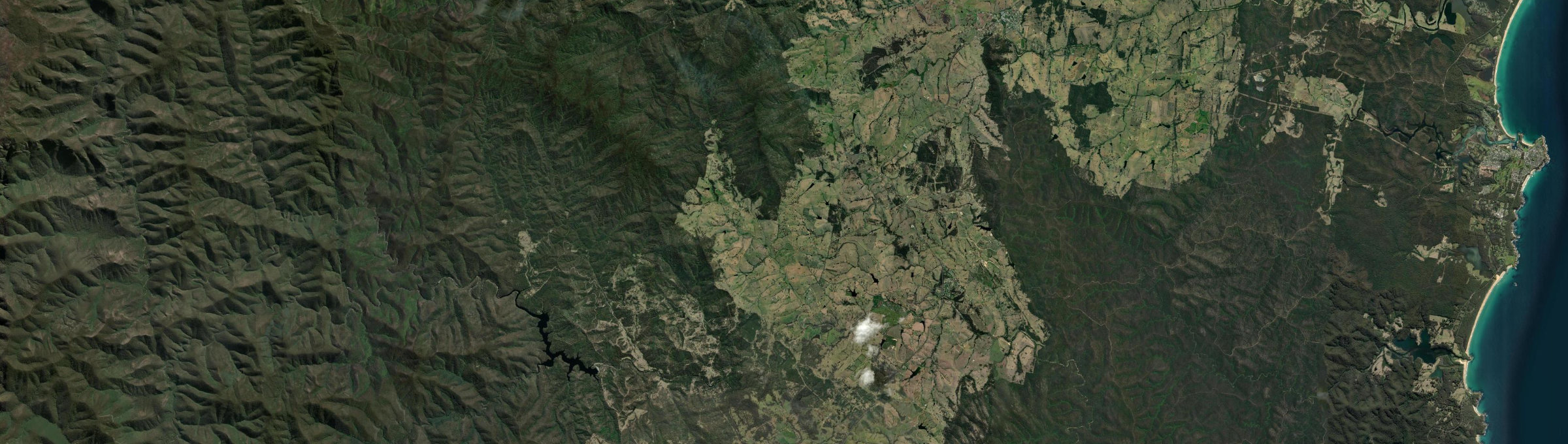 Aerial view of Verona, NSW