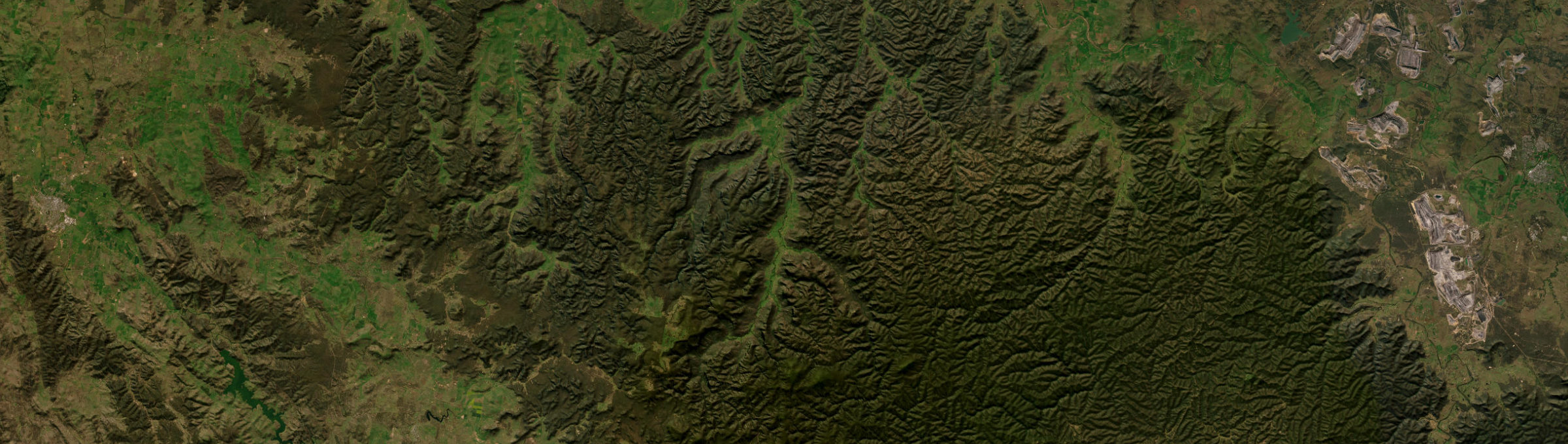 Aerial view of Widden, NSW