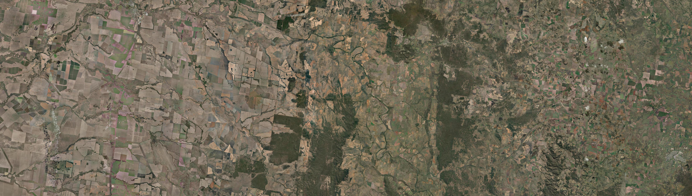 Aerial view of Gravesend, NSW