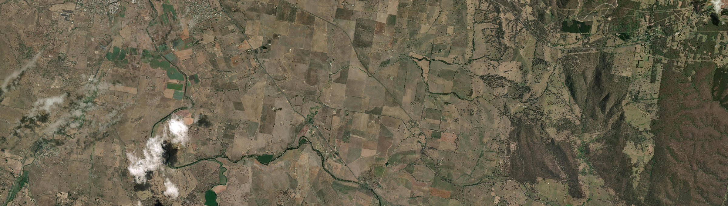 Aerial view of Brewongle, NSW