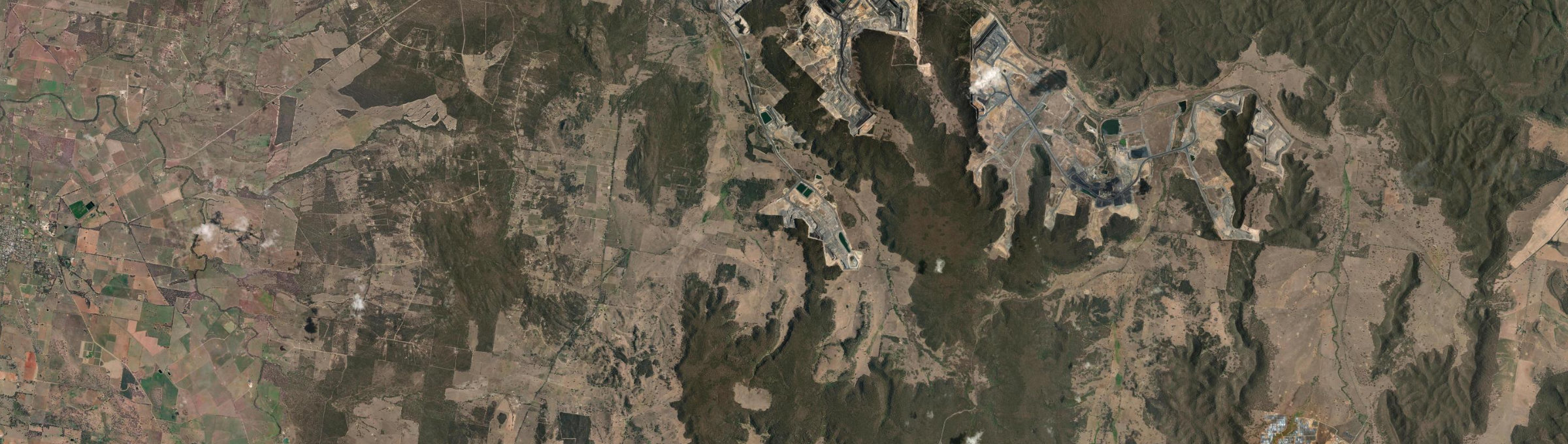 Aerial view of Moolarben, NSW