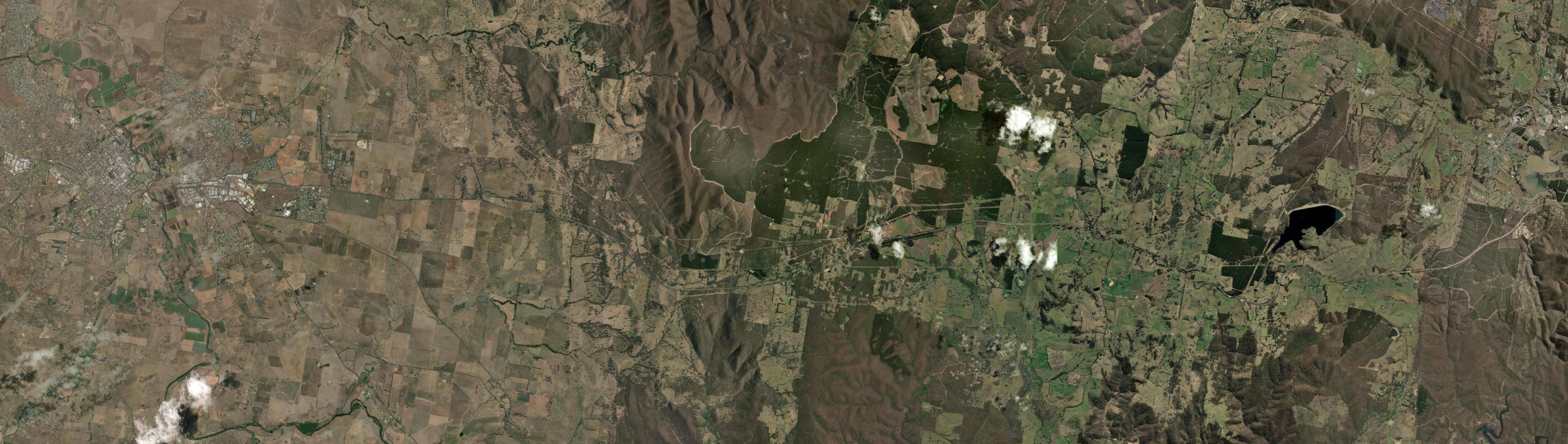 Aerial view of Yetholme, NSW