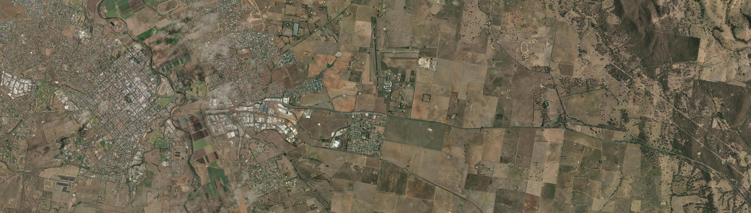 Aerial view of Raglan (NSW), NSW