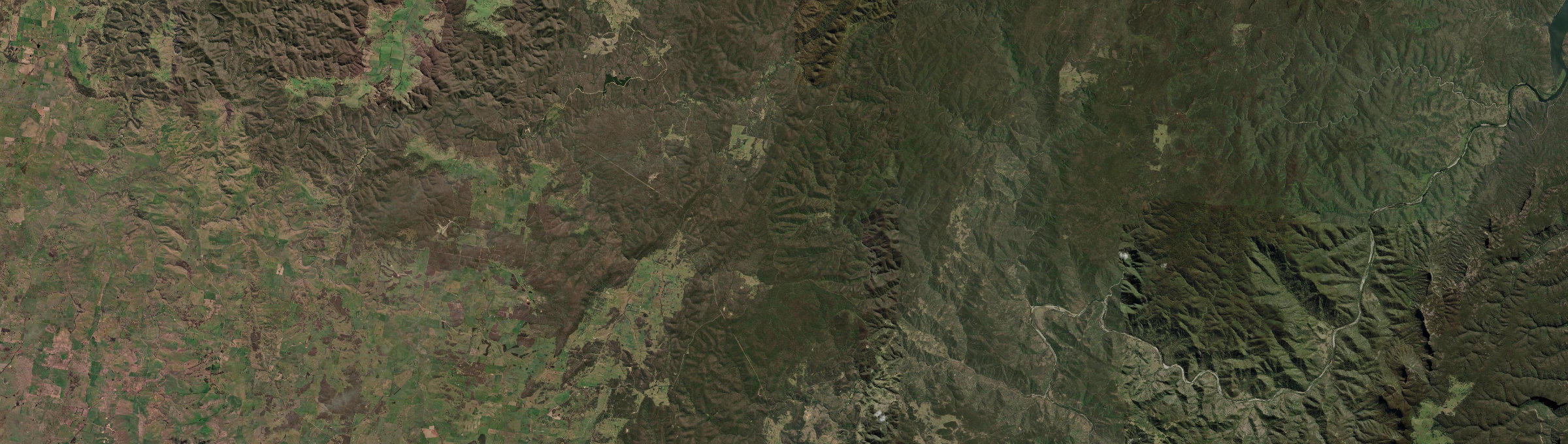 Aerial view of Wiarborough, NSW