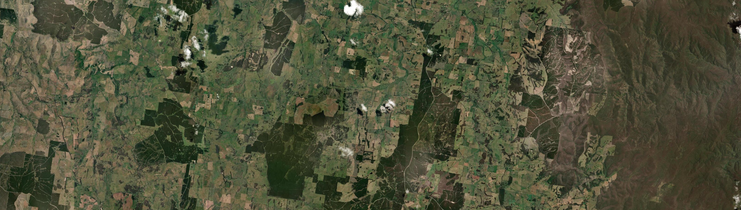 Aerial view of Mozart, NSW