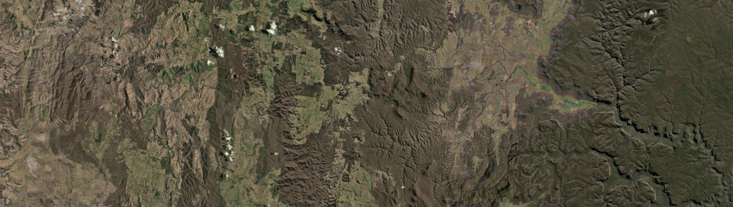 Aerial view of Capertee, NSW