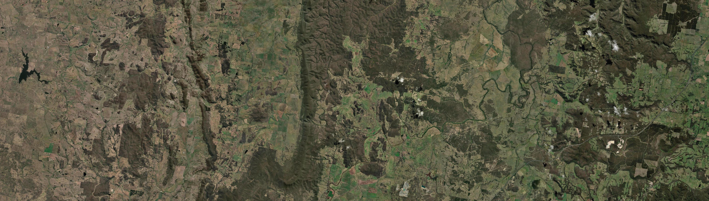 Aerial view of Greenwich Park, NSW