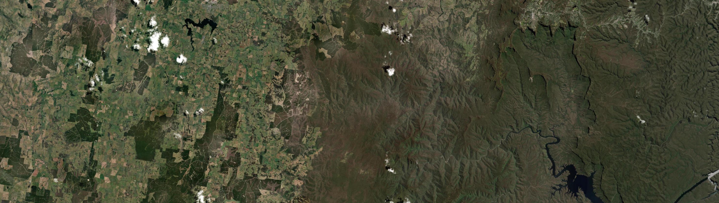 Aerial view of Jenolan, NSW