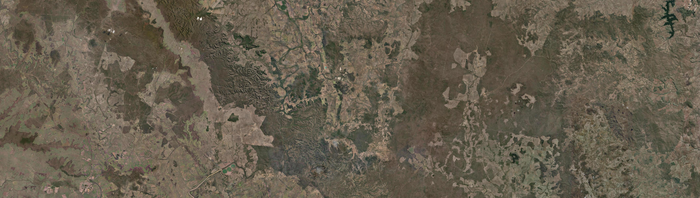 Aerial view of Cracow, QLD
