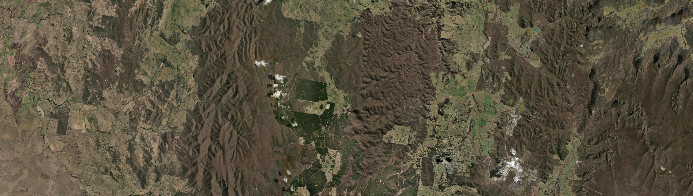 Aerial view of Dark Corner, NSW