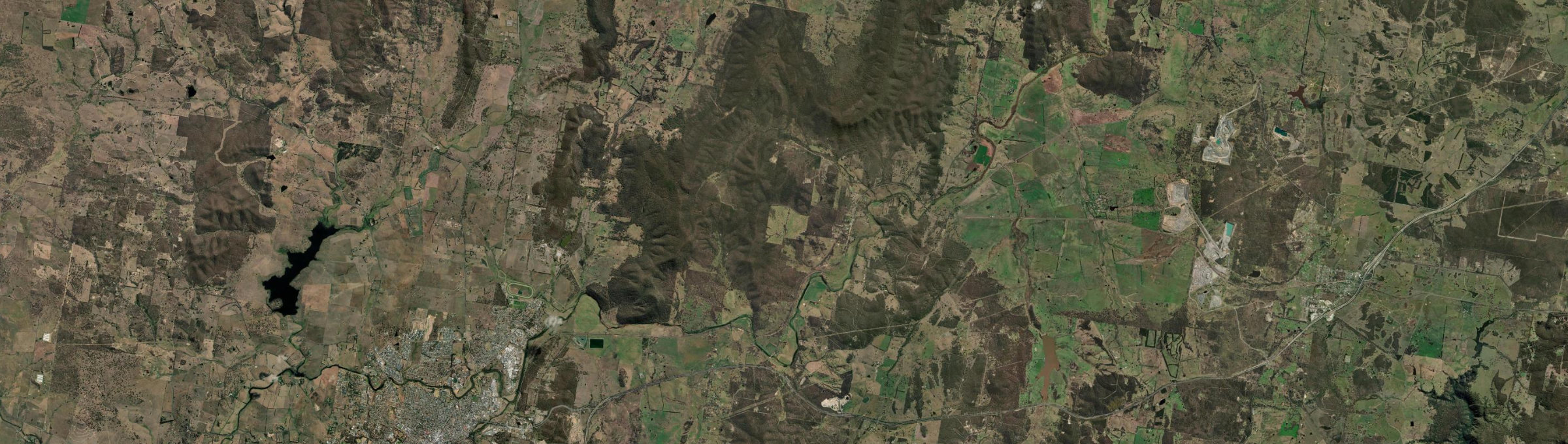 Aerial view of Towrang, NSW