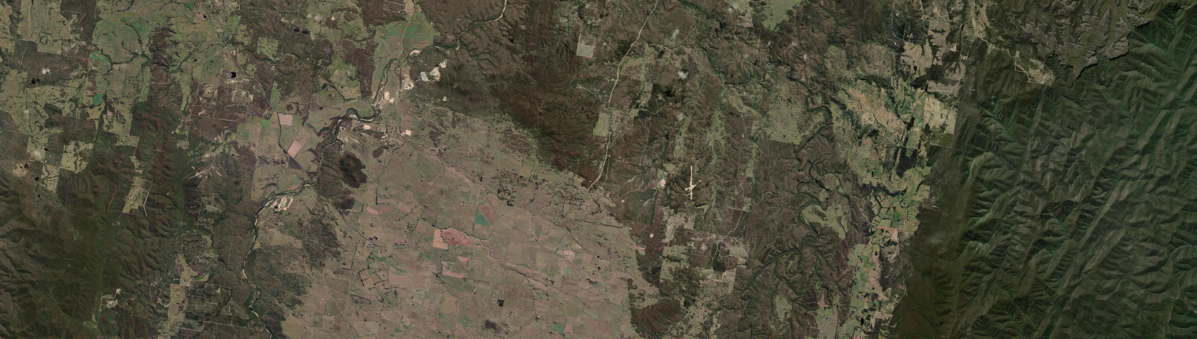 Aerial view of Durran Durra, NSW