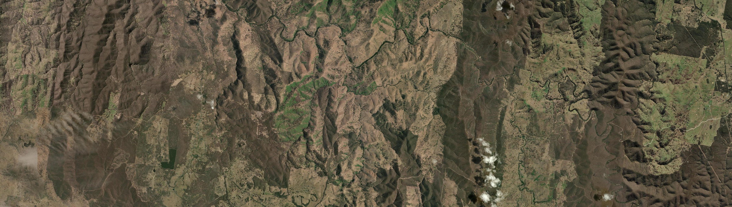 Aerial view of Upper Turon, NSW