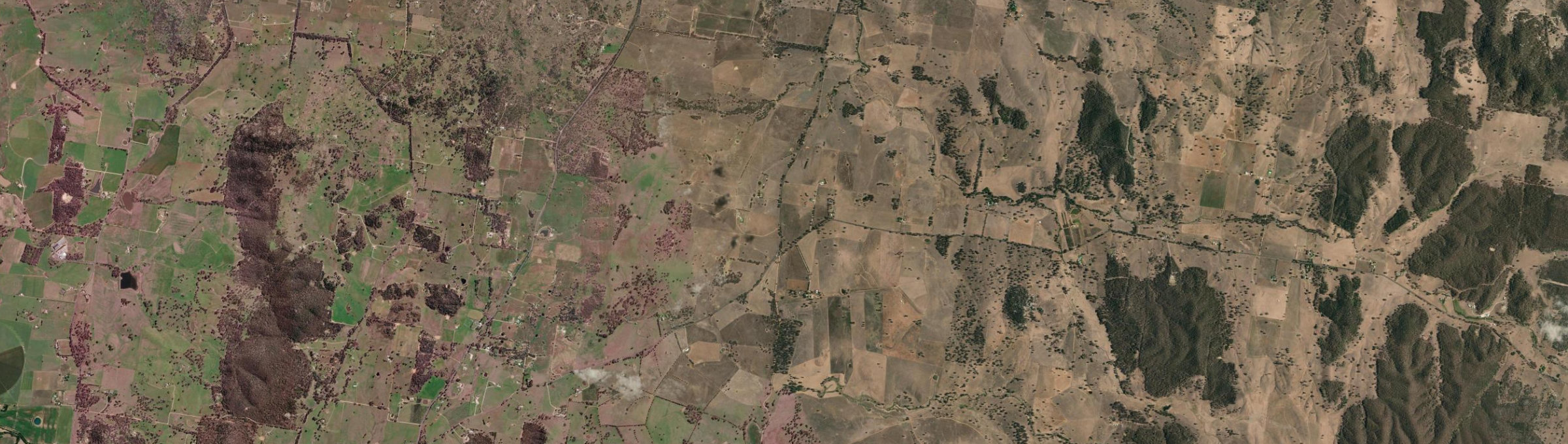Aerial view of Cross Roads (NSW), NSW