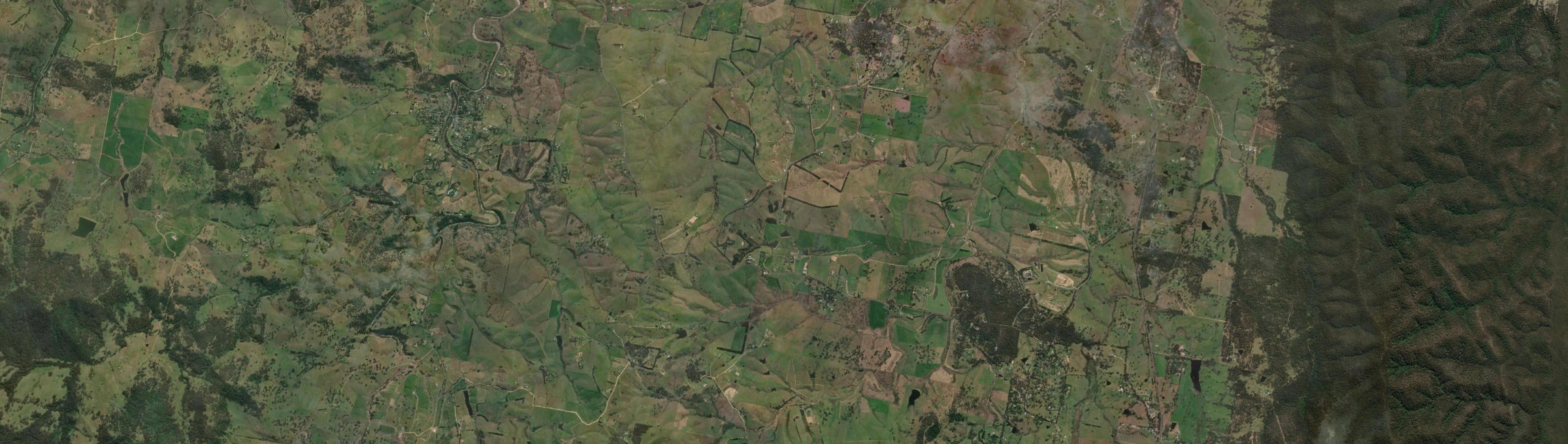Aerial view of Toothdale, NSW