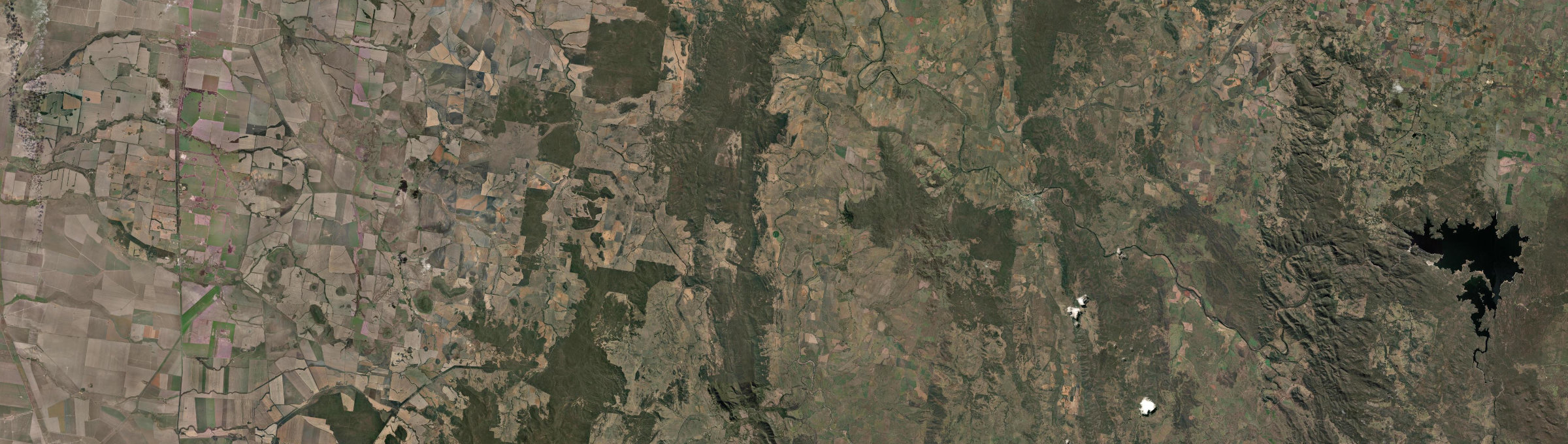 Aerial view of Elcombe, NSW