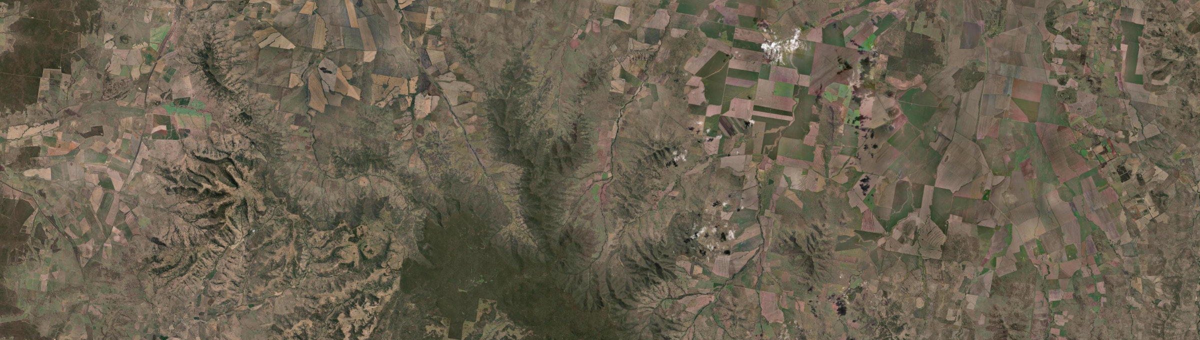 Aerial view of Yarraman (NSW), NSW