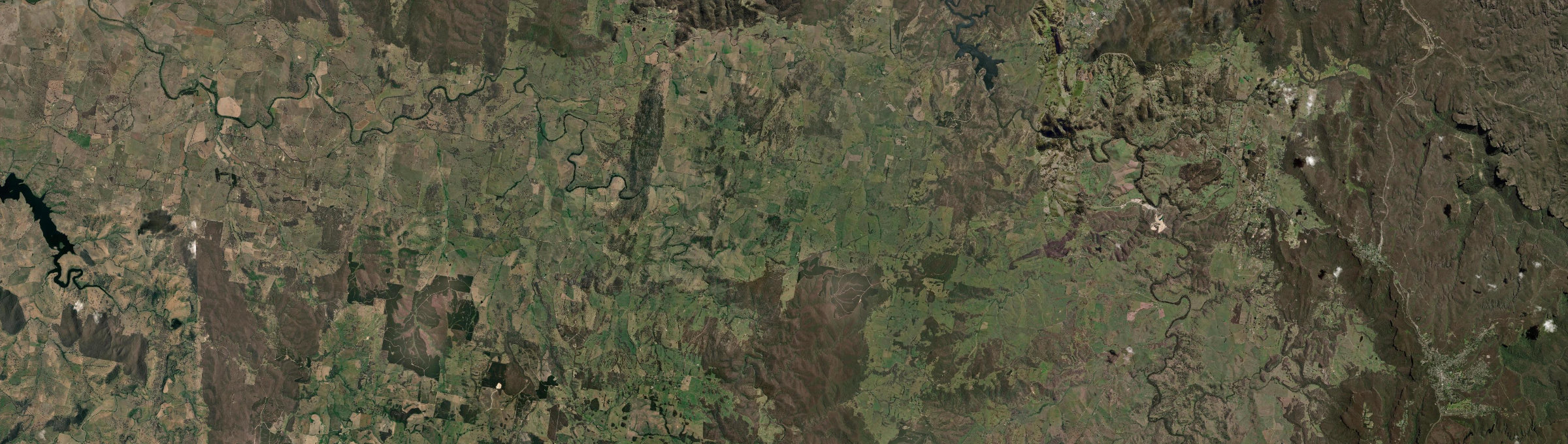 Aerial view of Sodwalls, NSW