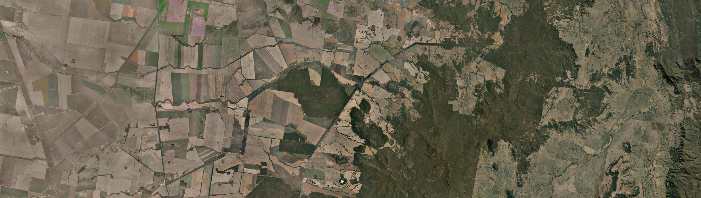 Aerial view of Couradda, NSW