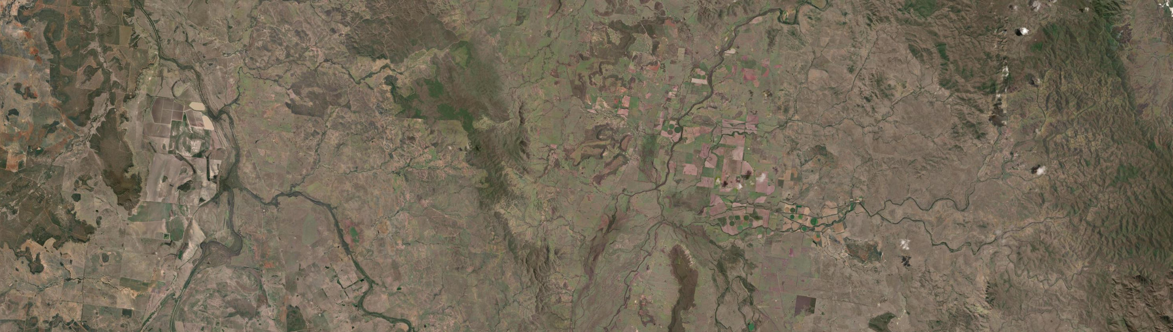 Aerial view of Wowan, QLD