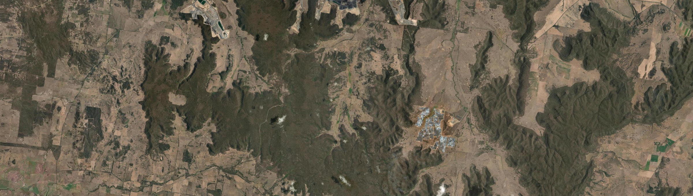 Aerial view of Cumbo, NSW