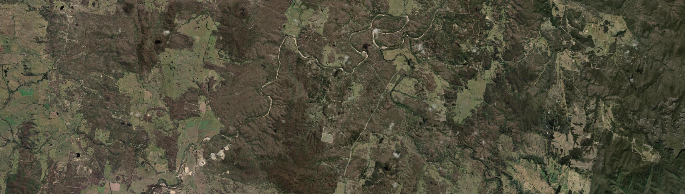 Aerial view of Marlowe, NSW