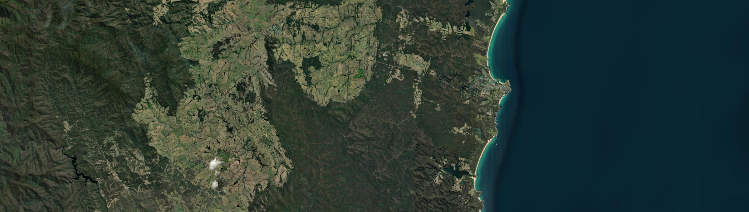 Aerial view of Coolagolite, NSW