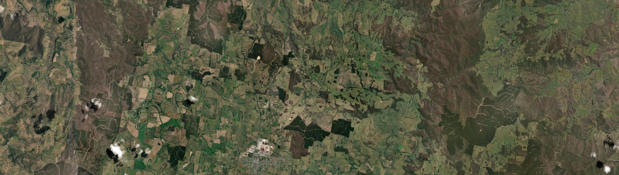 Aerial view of Hazelgrove, NSW
