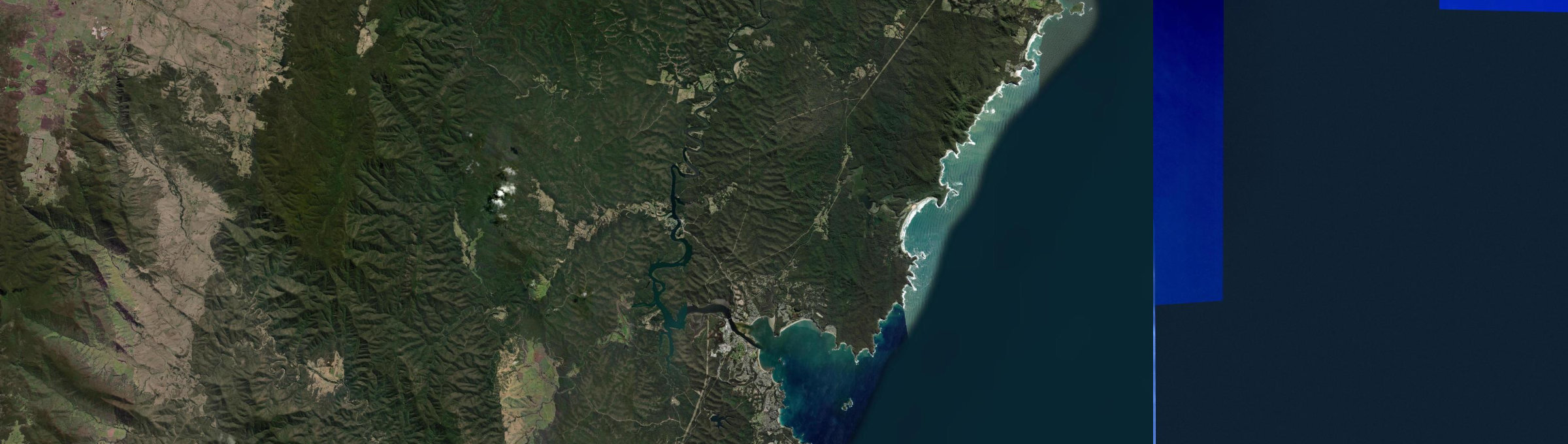 Aerial view of Benandarah, NSW