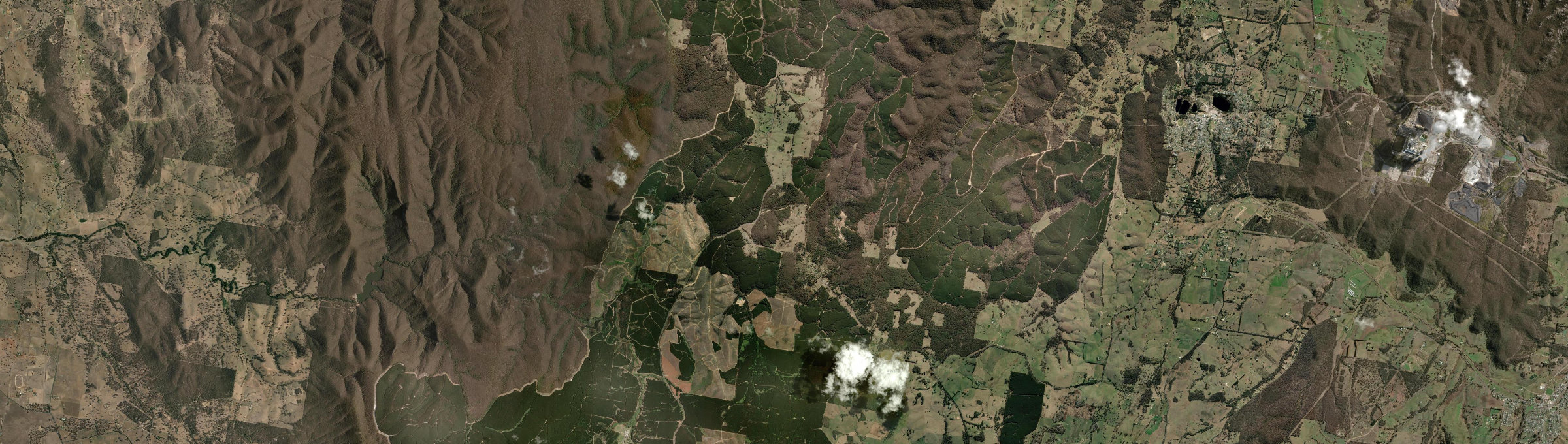 Aerial view of Sunny Corner, NSW