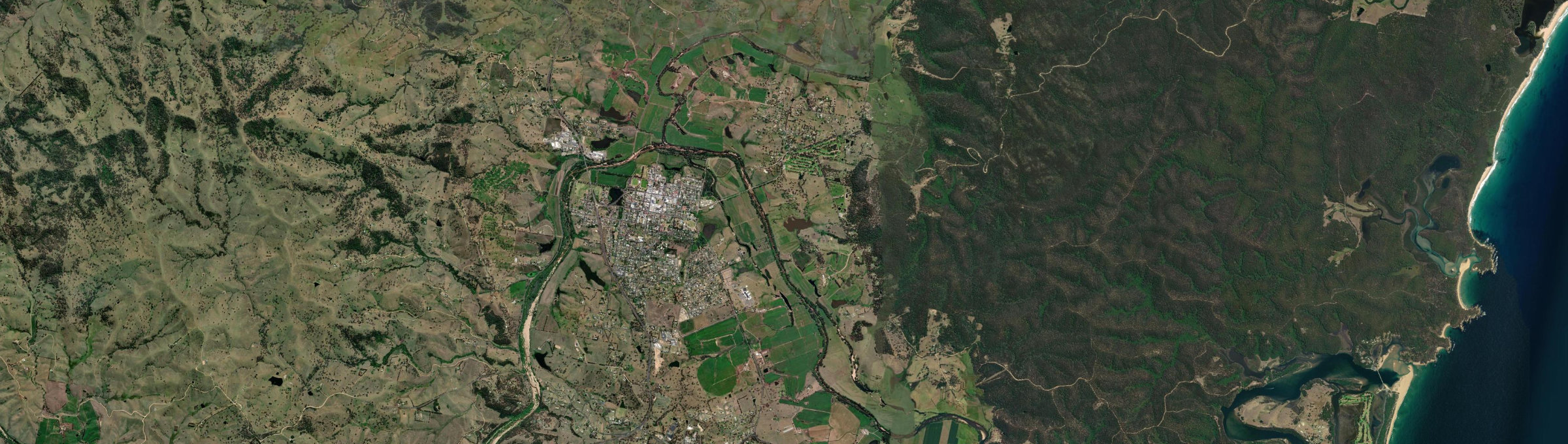 Aerial view of Tarraganda, NSW