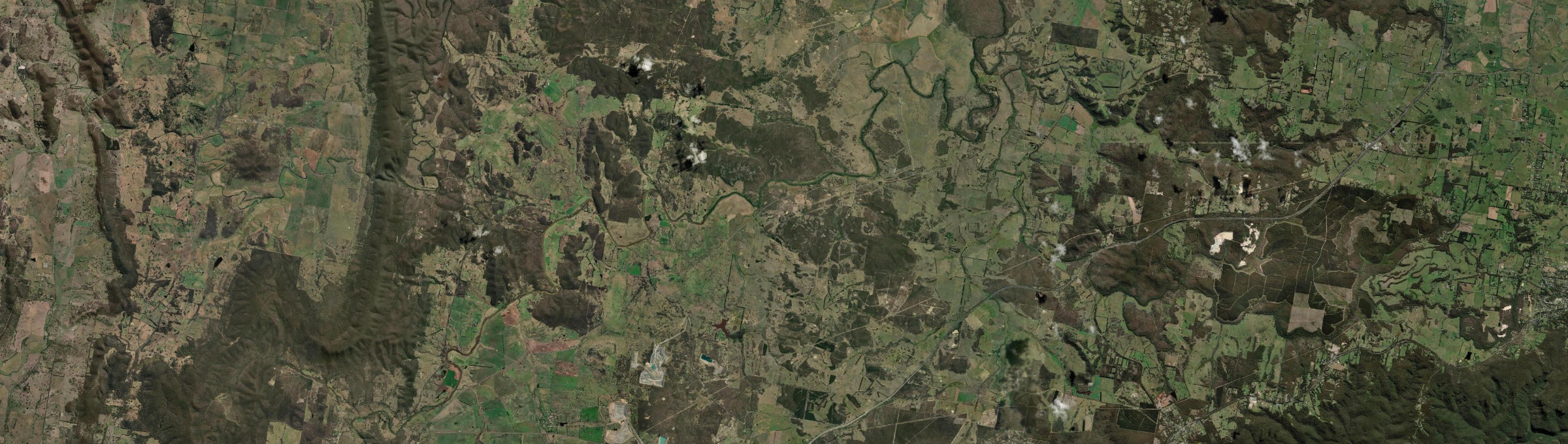 Aerial view of Brayton, NSW