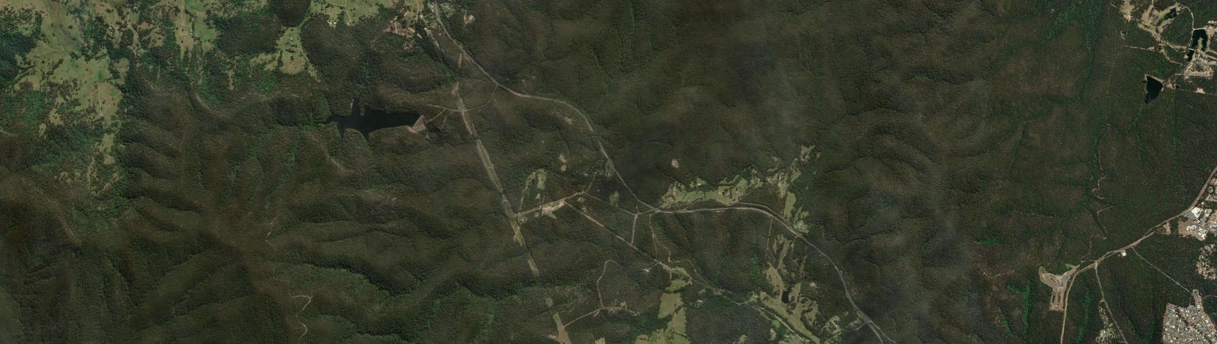 Aerial view of Yellow Pinch, NSW