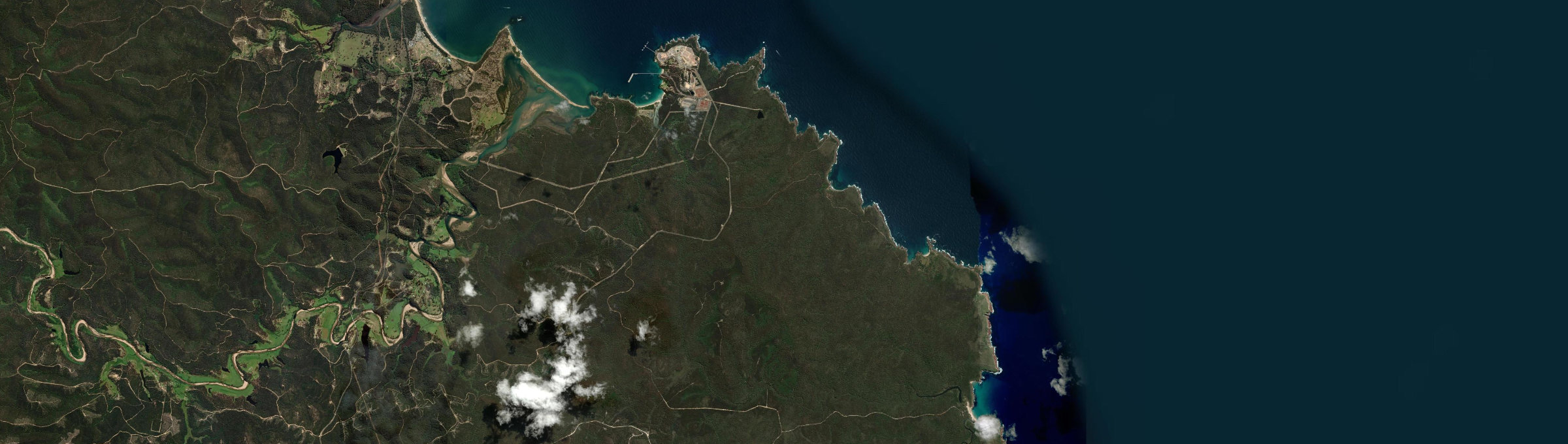 Aerial view of Edrom, NSW