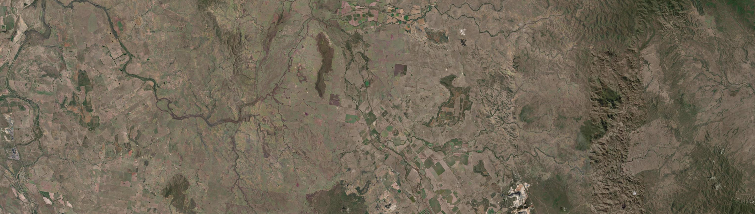 Aerial view of Goovigen, QLD