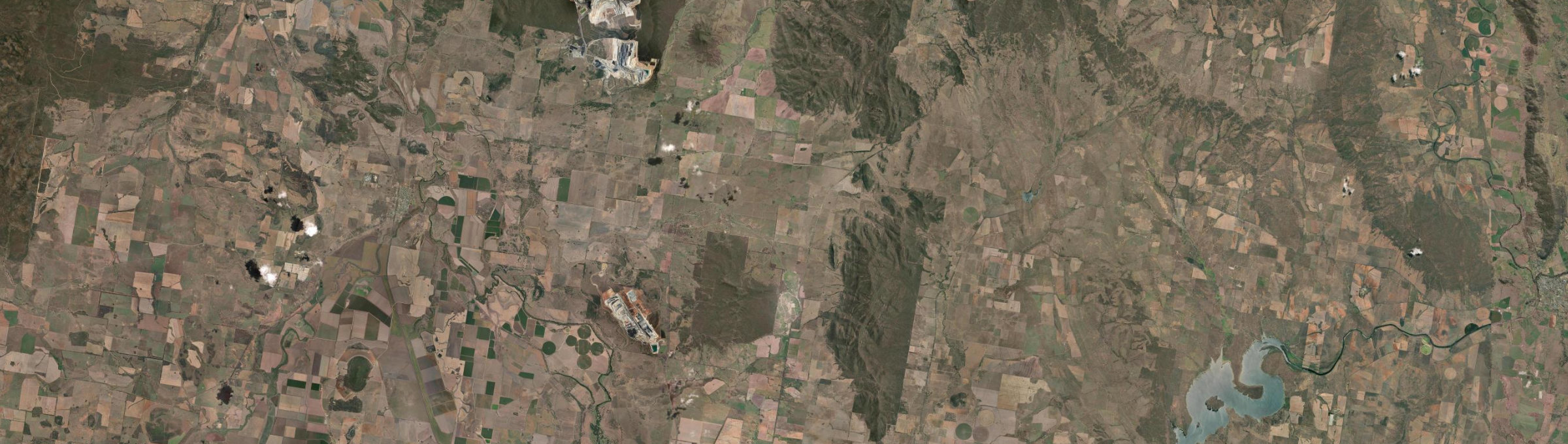 Aerial view of Wean, NSW