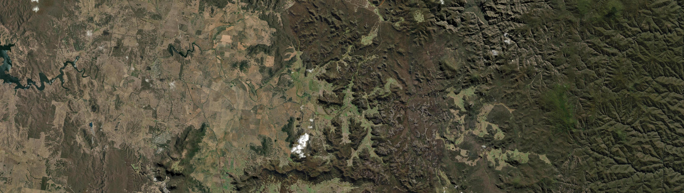Aerial view of Olinda (NSW), NSW