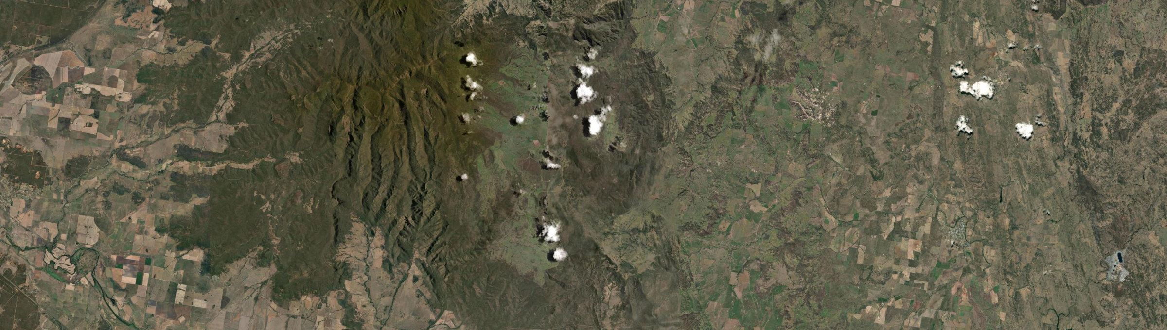 Aerial view of Lindesay, NSW