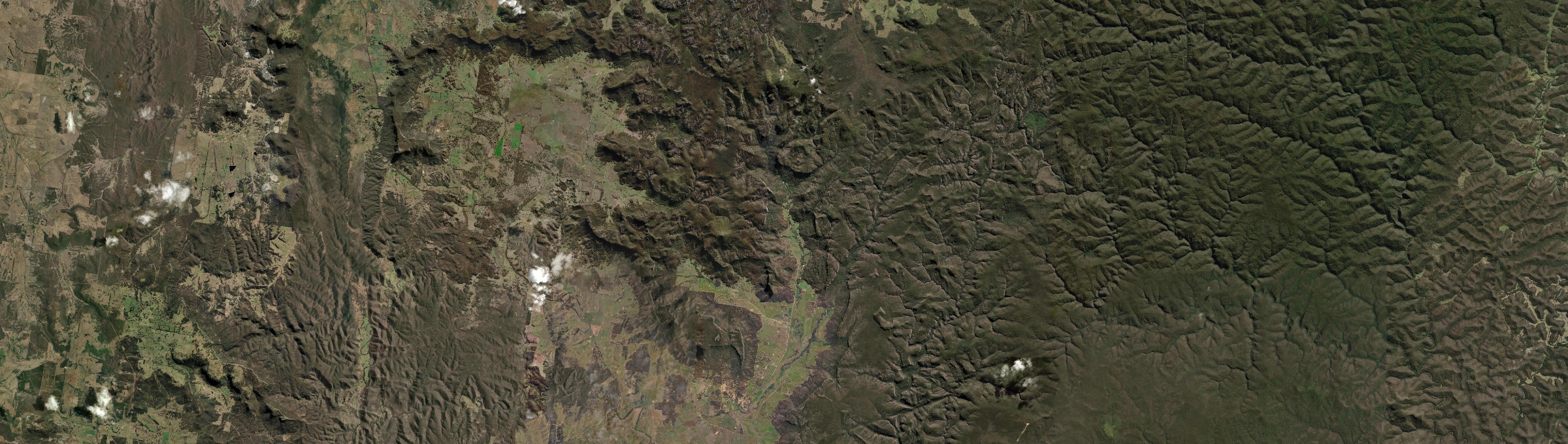 Aerial view of Upper Nile, NSW
