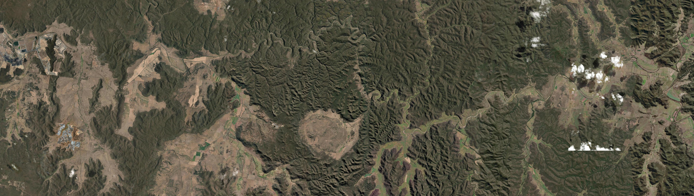 Aerial view of Murrumbo, NSW